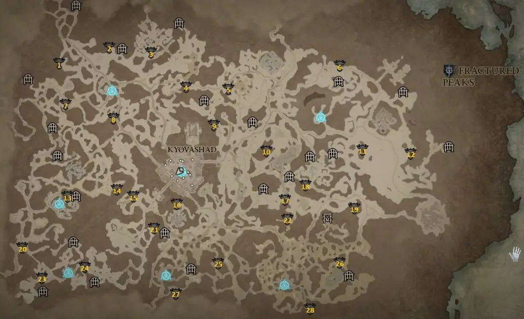 Altar of Lilith Locations