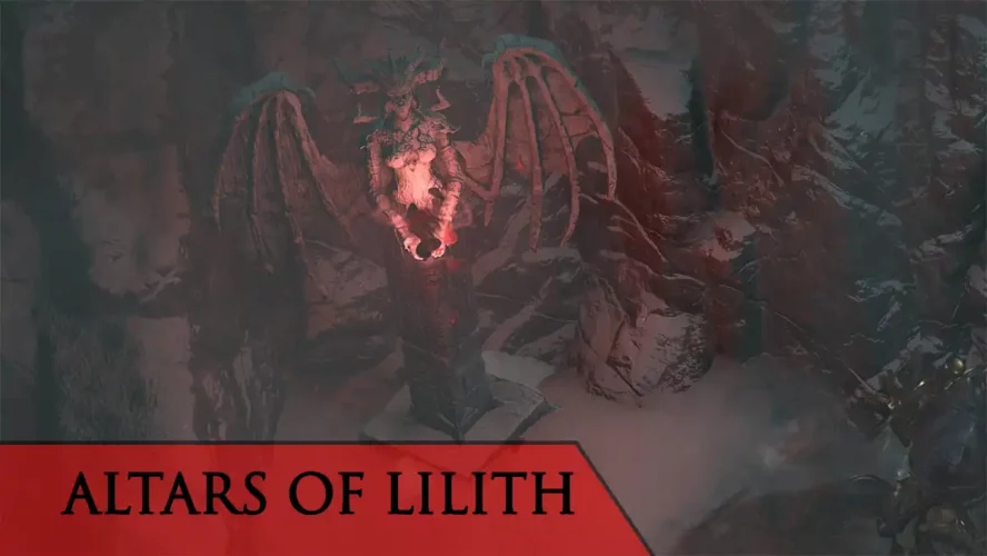 Diablo 4 Altar of Lilith Locations