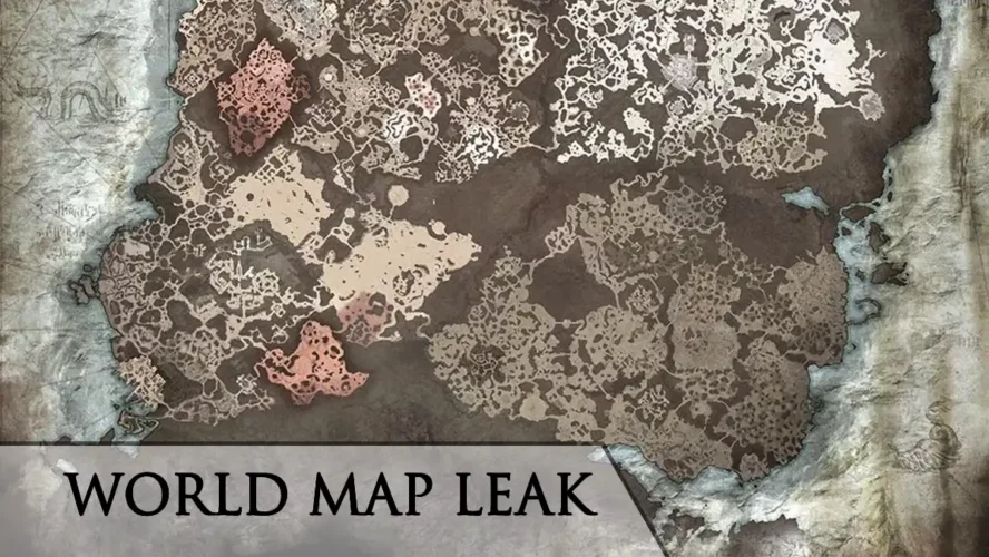 Diablo 4 Complete World Map Leaked